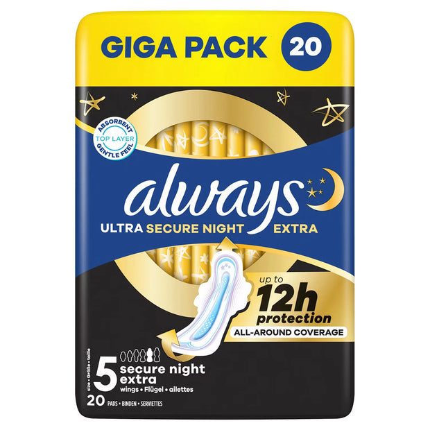 Ultra Binden Gigapack 20 Stück, Night Extra