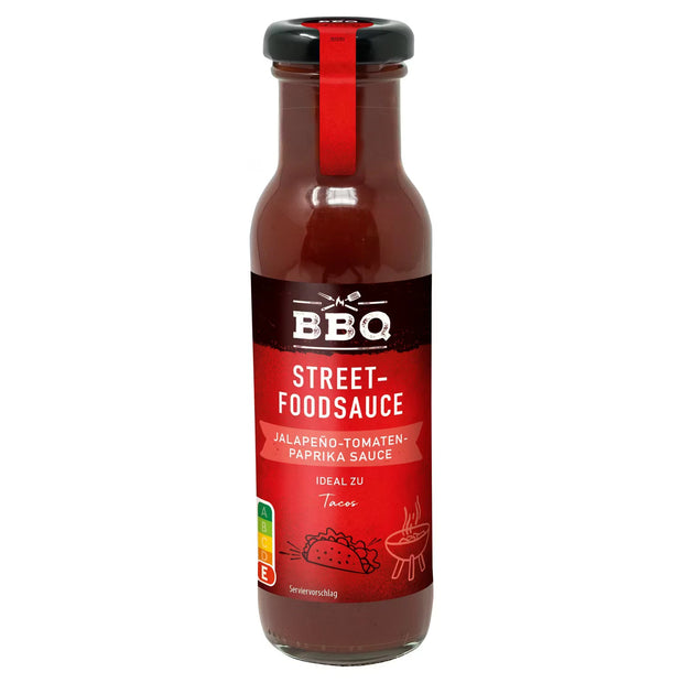 Streetfoodsaucen 230 ml, Jalapeno-Tomate-Paprika