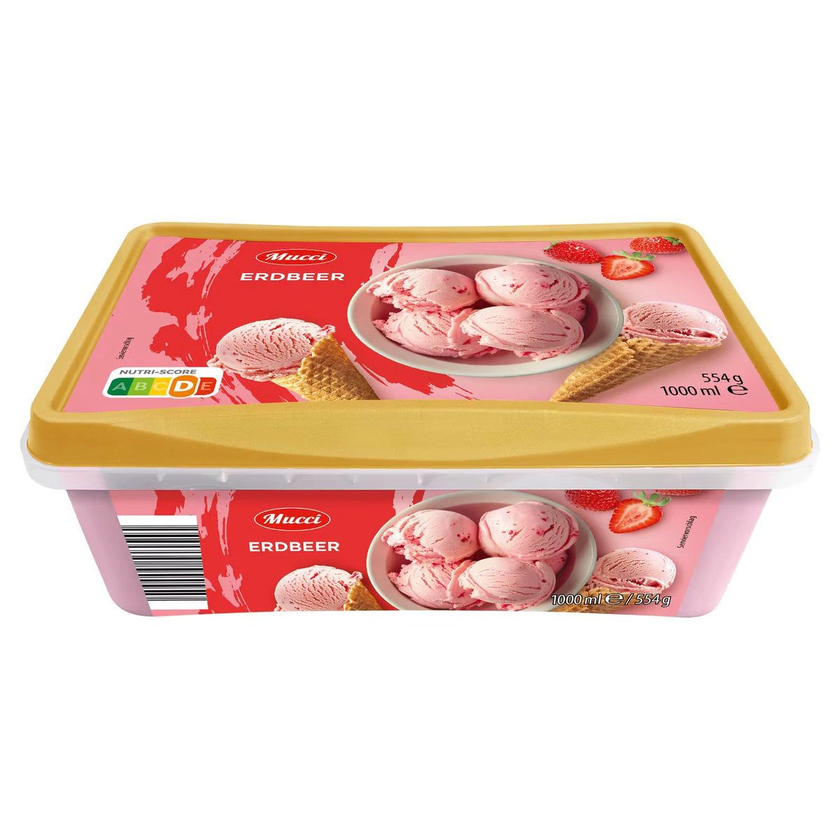 Eisschale 1 l, Erdbeere