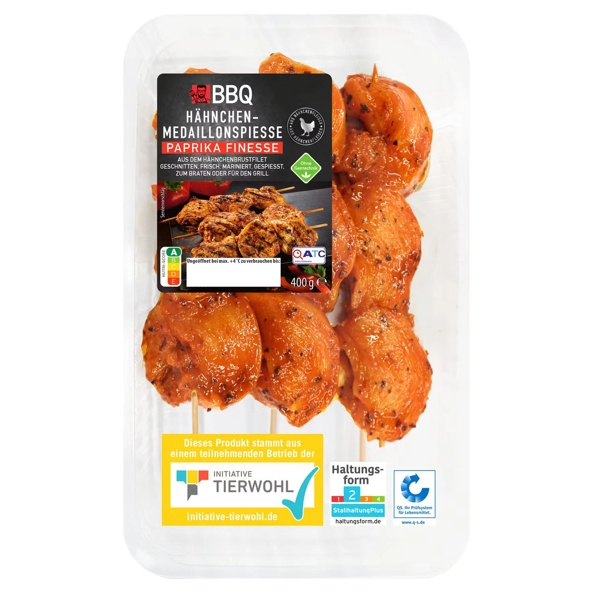 Hähnchen-Medaillonspieße 400 g, Paprika-Finesse