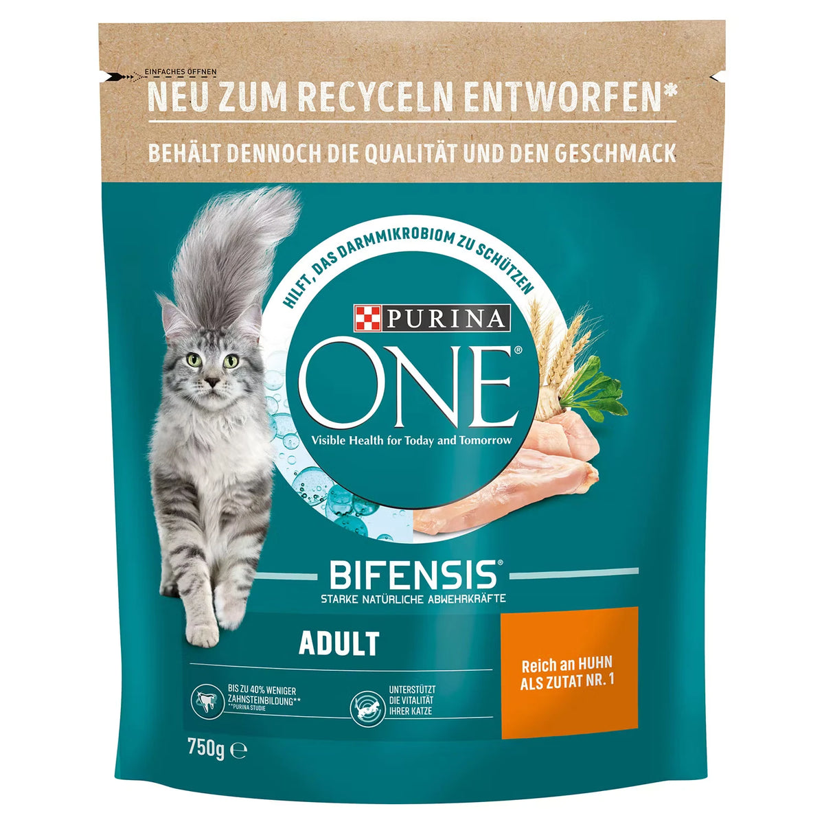 Katzen Trockenfutter 750 g, Huhn
