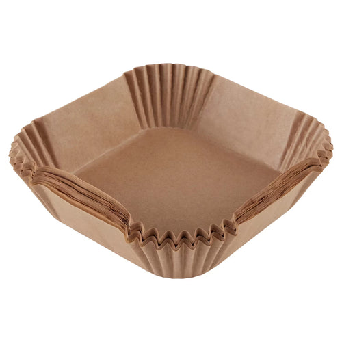 Backpapier Heißluftfritteuse, Quadratisch 50er