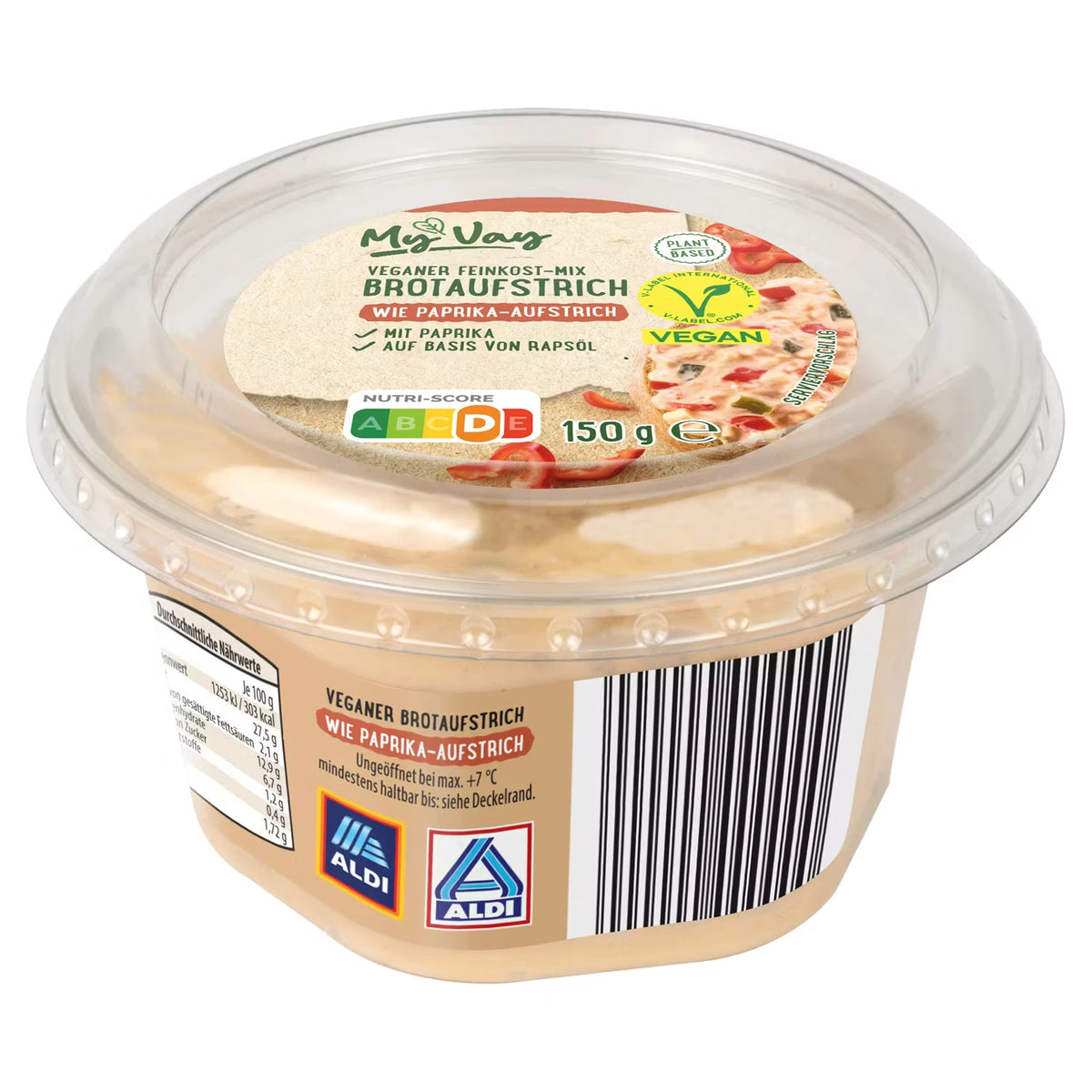 Veganer Feinkost-Mix 150 g, Paprika