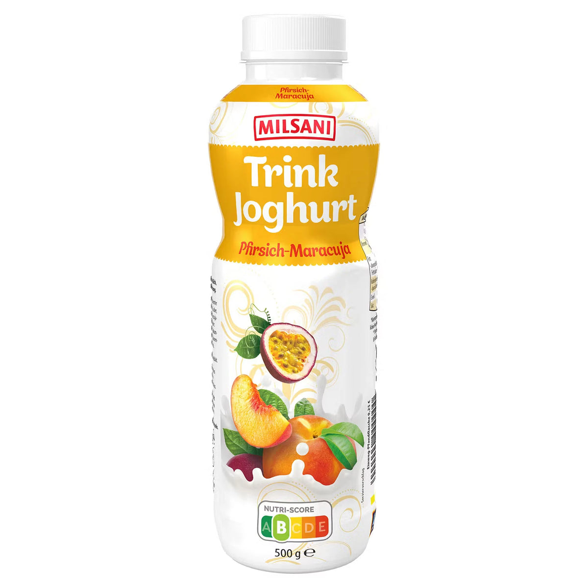Trinkjoghurt 500 g, Pfirsich-Maracuja