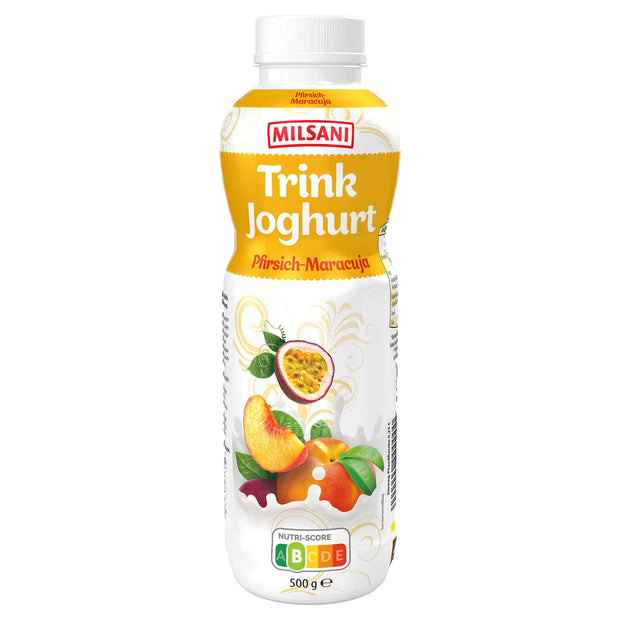 Trinkjoghurt 500 g, Pfirsich-Maracuja