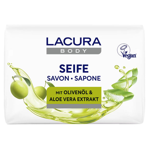 Stückseife 150 g, Olivenöl & Aloe