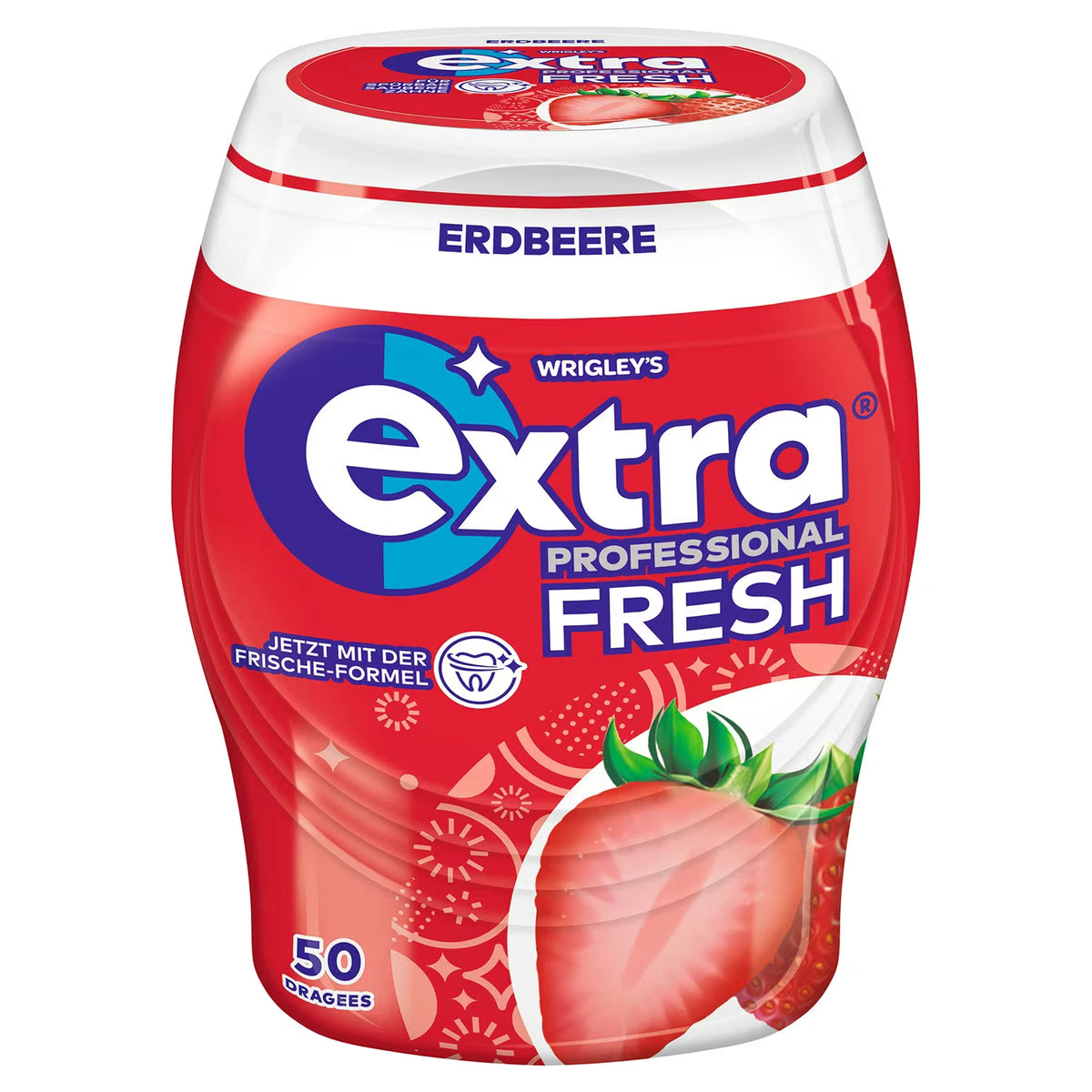 Extra Professional Fresh Kaugummi, Dose 70 g, Erdbeere