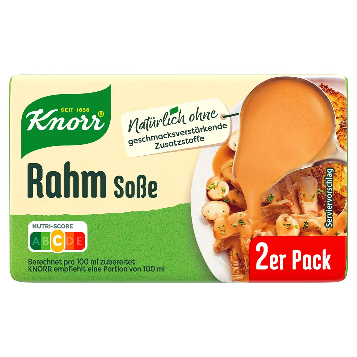 Basissaucen 2 x 250 ml, Rahm Soße