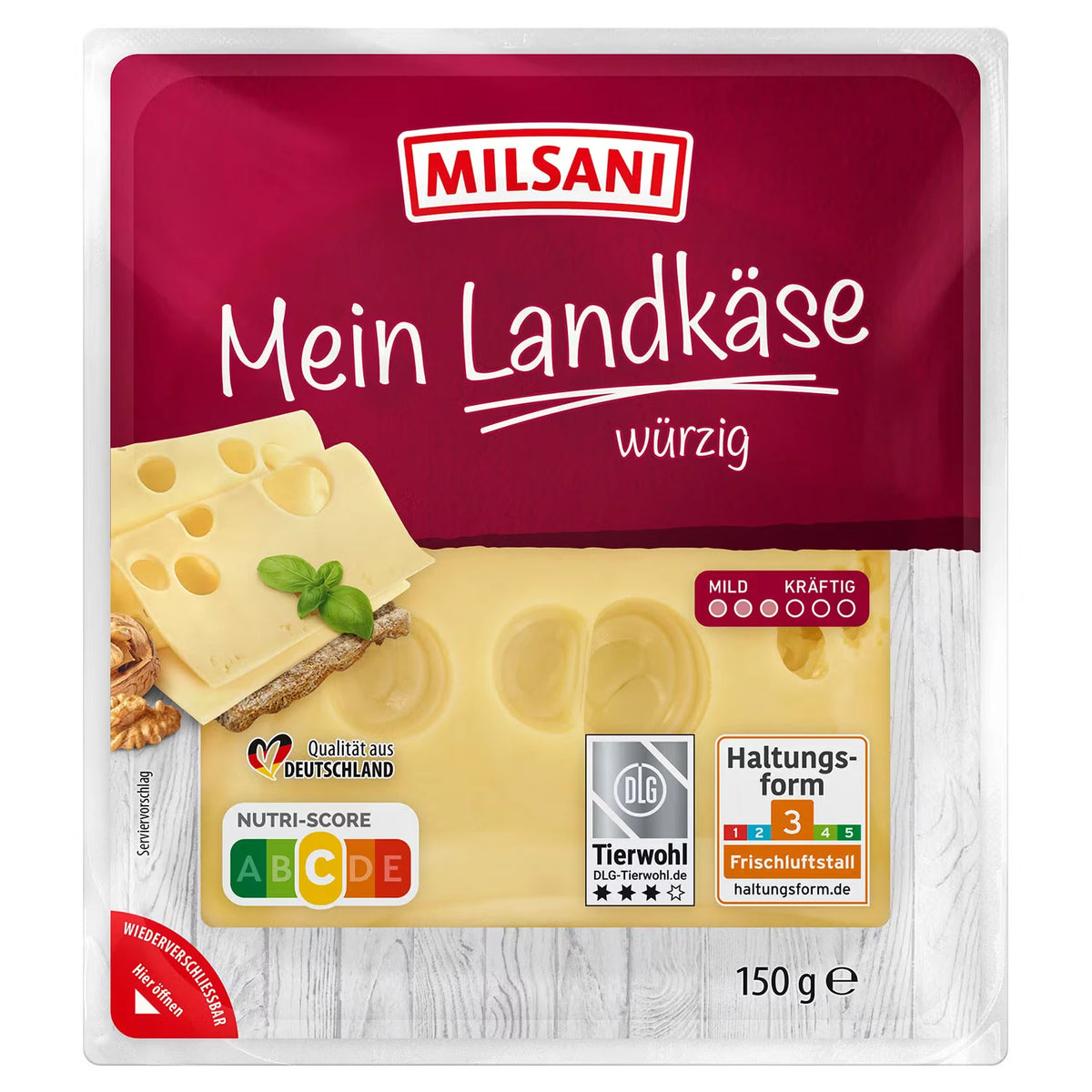 Mein Landkäse 150 g, Würzig