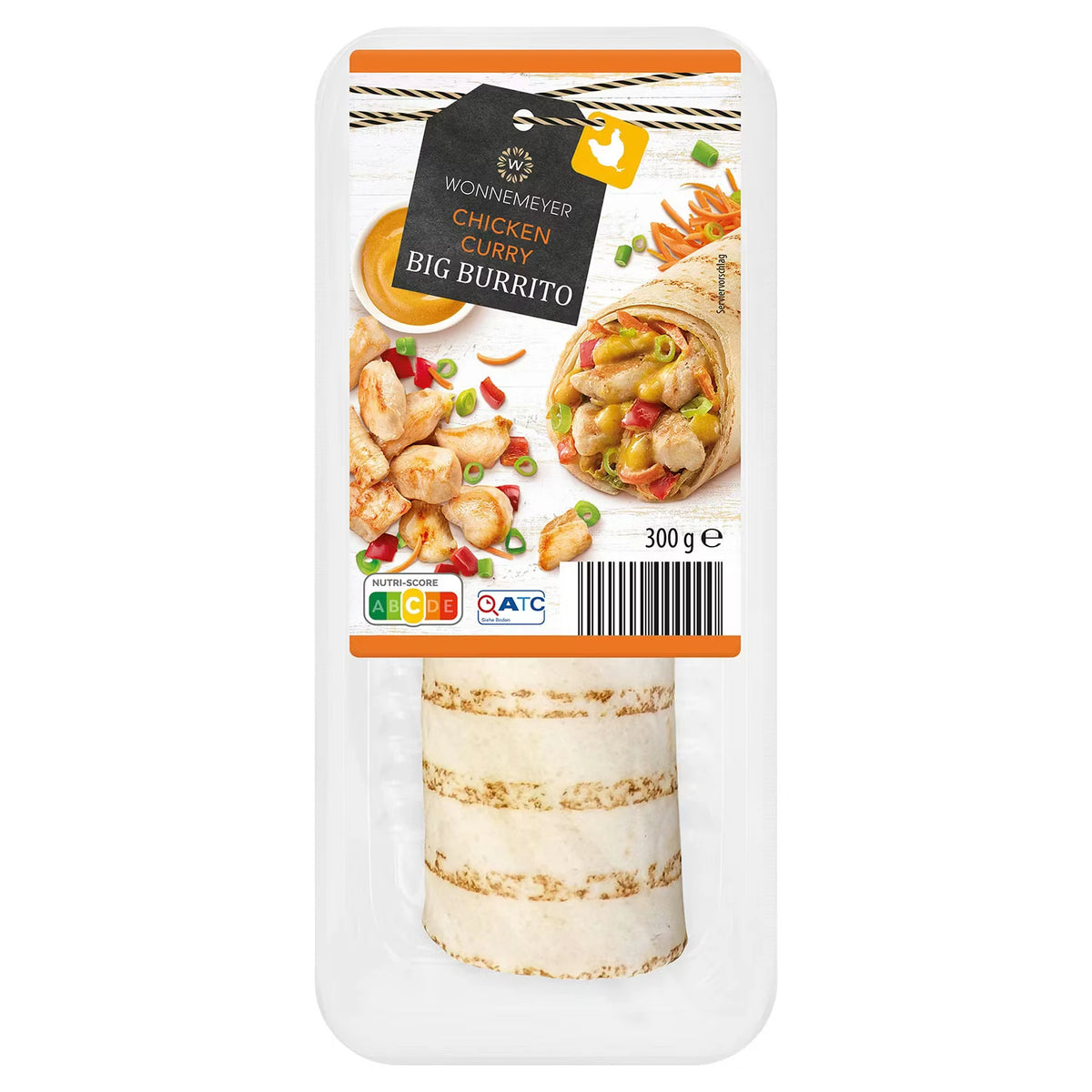 Big Burrito 300 g, Chicken Curry