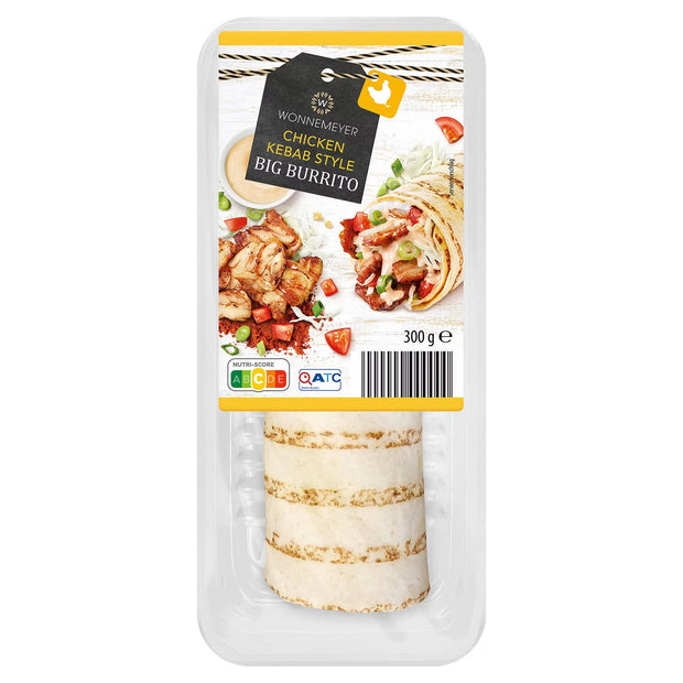 Big Burrito 300 g, Chicken Kebab