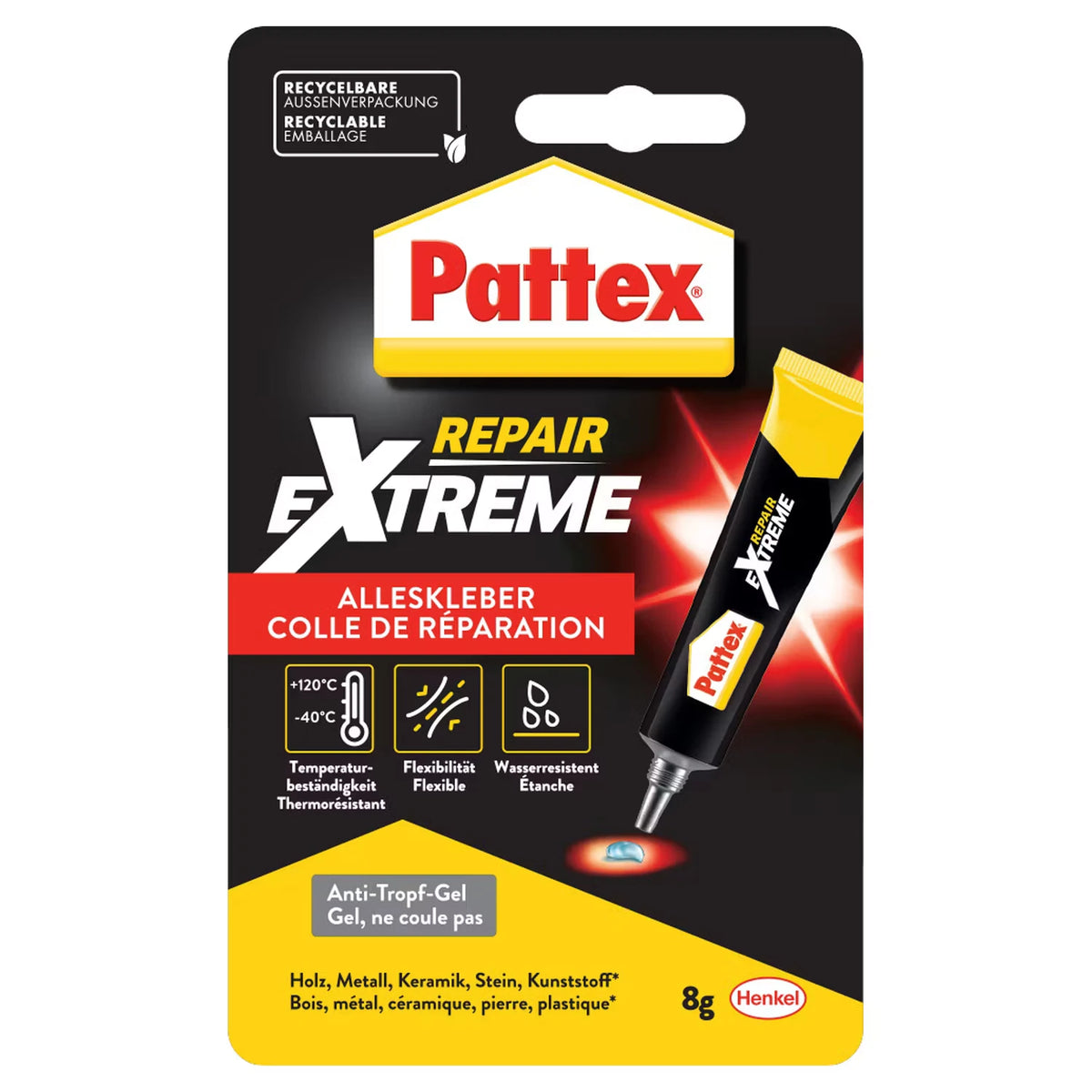Reparaturkleber, Pattex Repair Extreme 8 g