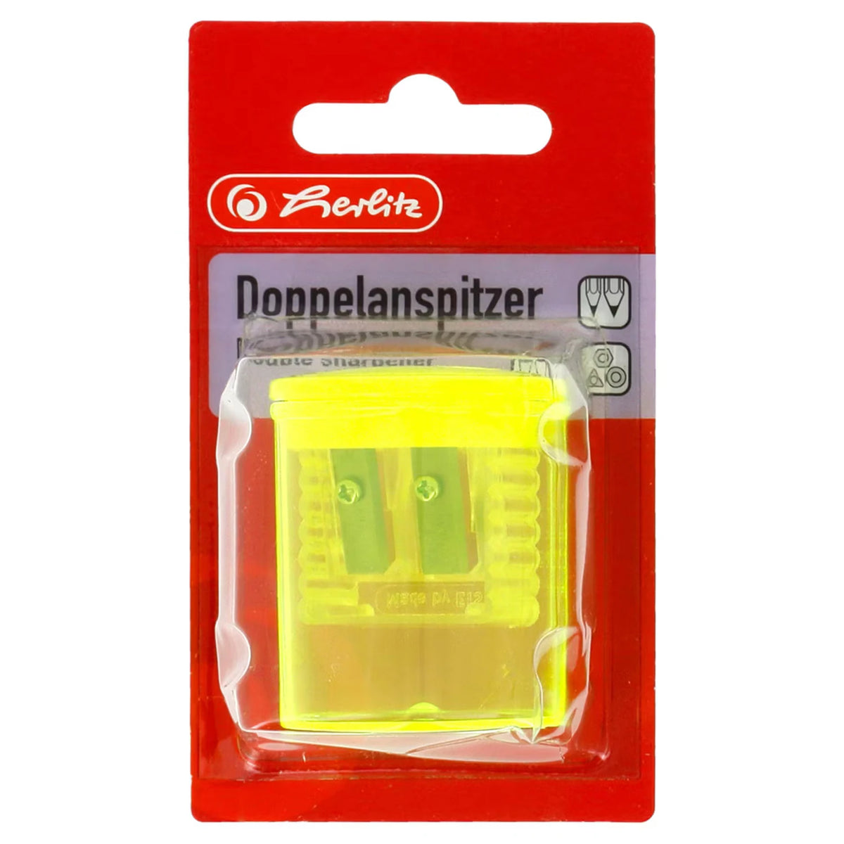 Schreibwaren, Spitzer rund, Gelb