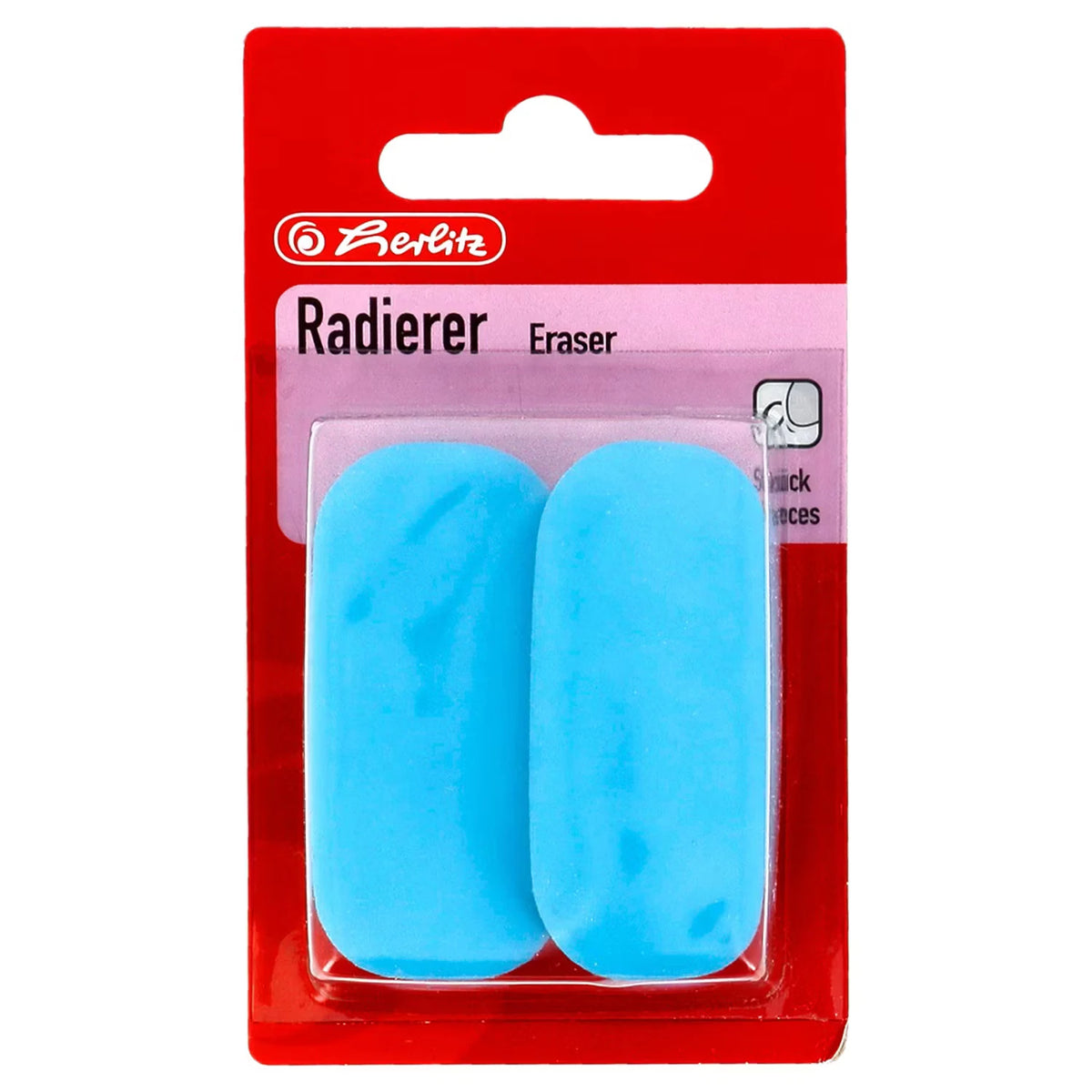 Schreibwaren, Radiergummi, Blau