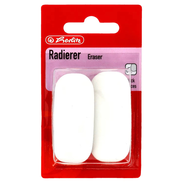 Schreibwaren, Radiergummi, Weiß