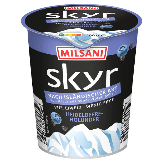 Skyr Frucht 500 g, Heidelbeere-Holunder