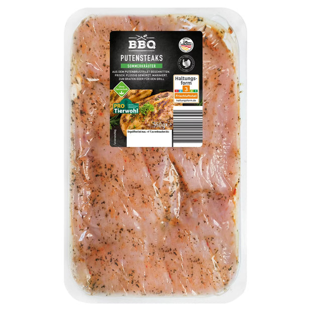 Putensteak mariniert 550 g, Sommerkräuter