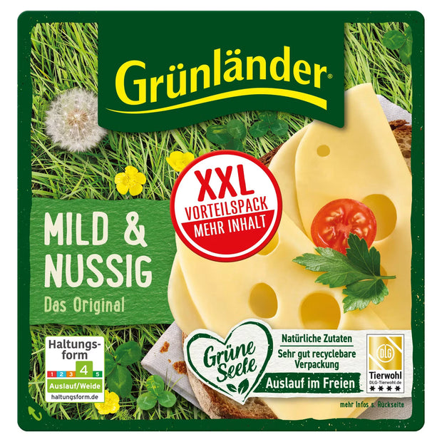 Grünländer XXL 240 g, mild und nussig