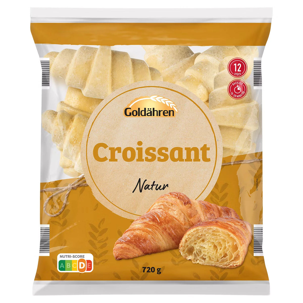Aufback-Croissants 720 g, Klassik