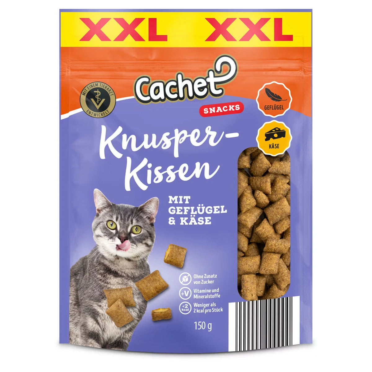Knusperkissen 150 g, Geflügel & Käse