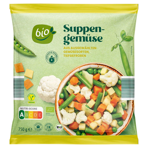 Bio-Gemüsesortiment 750 g, Suppengemüse