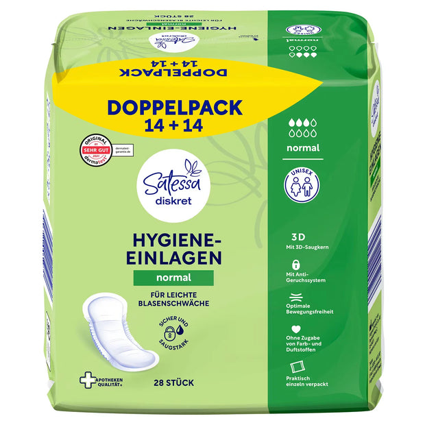 Hygiene-Einlagen Doppelpack 28 Stück, Normal