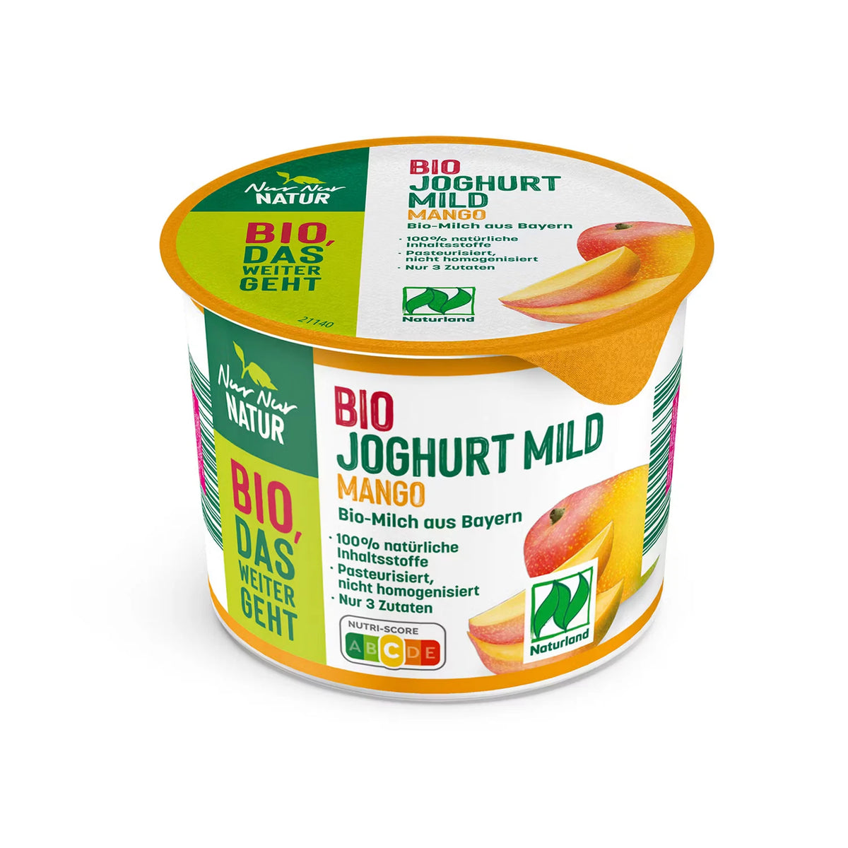 Bio-Joghurt mild 250 g, Mango