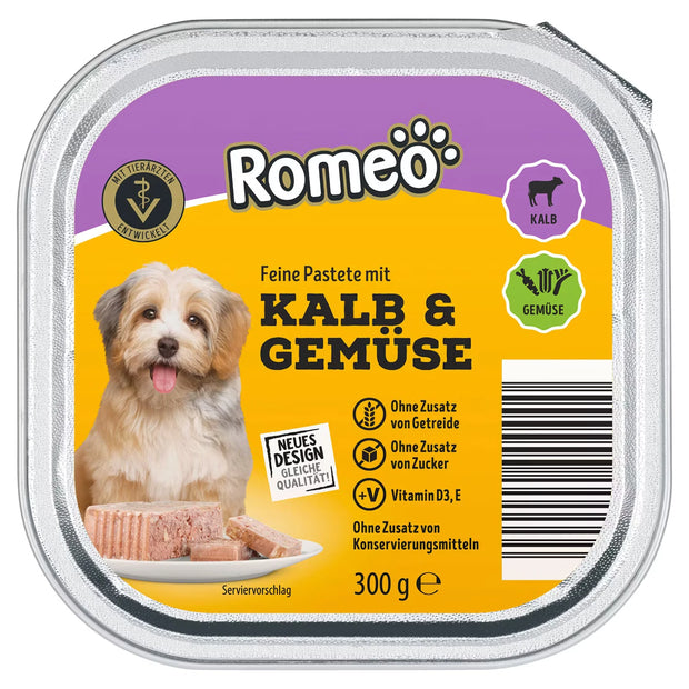Classic Hund Nass 300 g, Kalb & gemuse