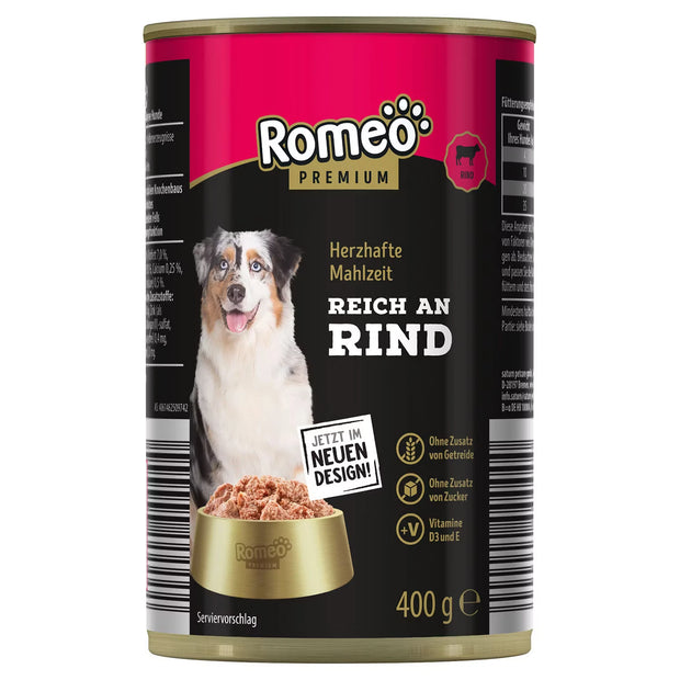 Hunde Nassfutter 400 g, Rind