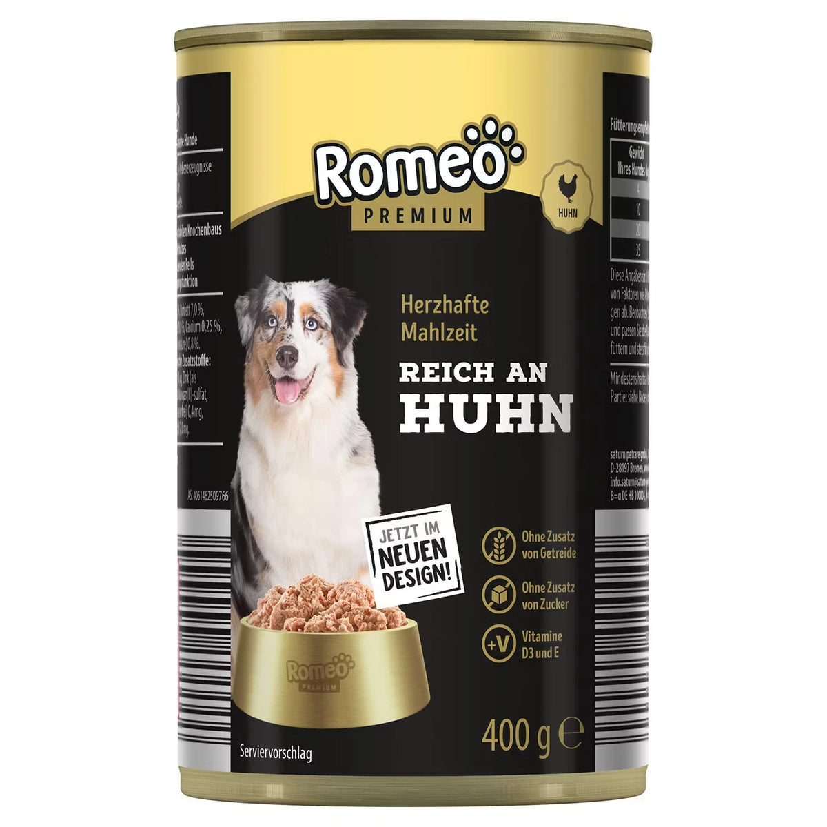 Hunde Nassfutter 400 g, Huhn