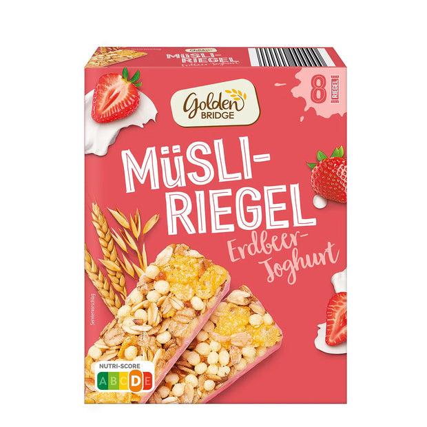 Müsli-Riegel 8 x 25 g, Erdbeere