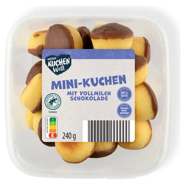 Mini Kuchen 240 g, mit Vollmilchschokolade