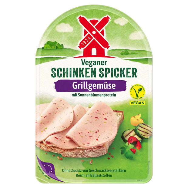 Veganer Schinken Spicker 80 g, Grillgemüse