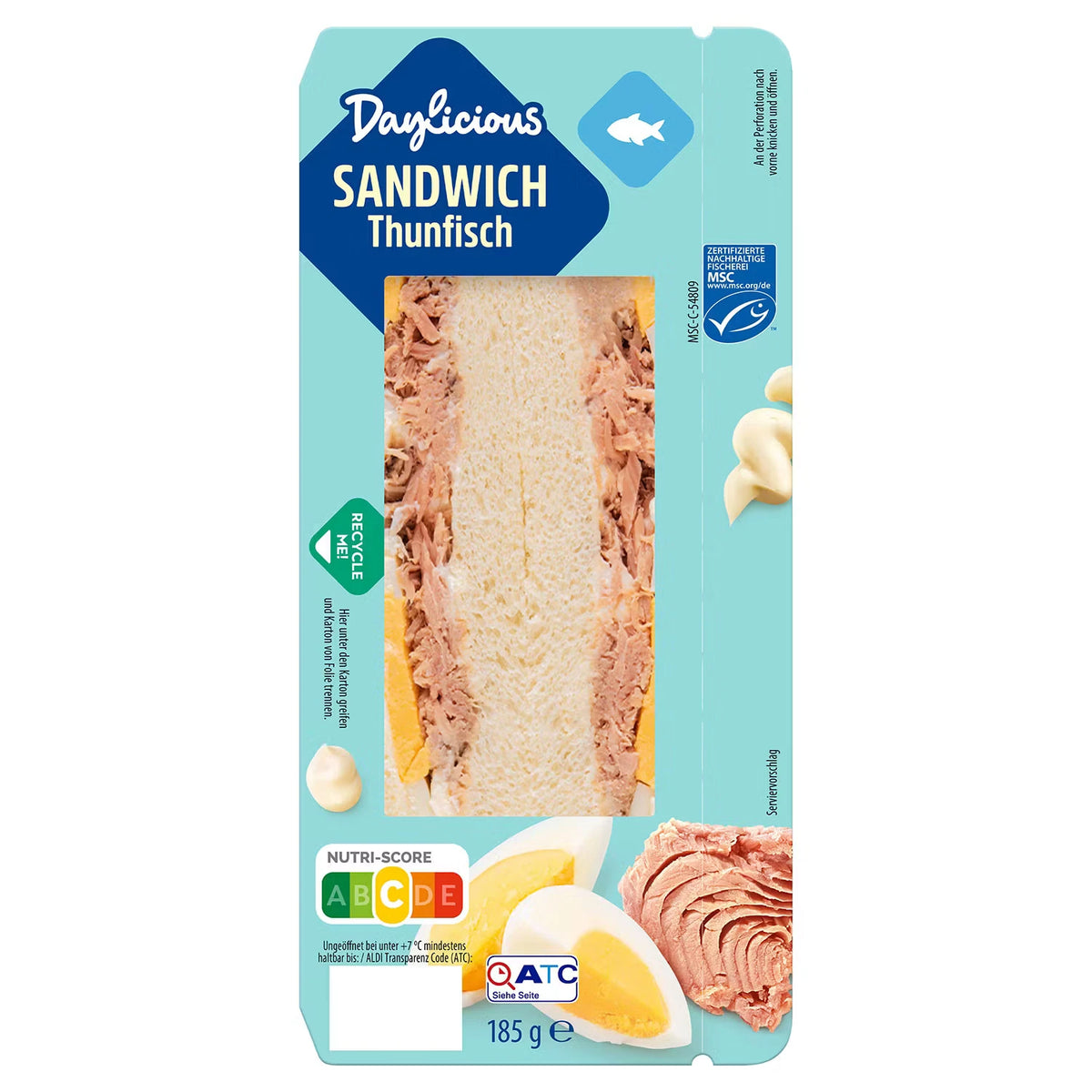 Sandwiches 185 g, Thunfisch