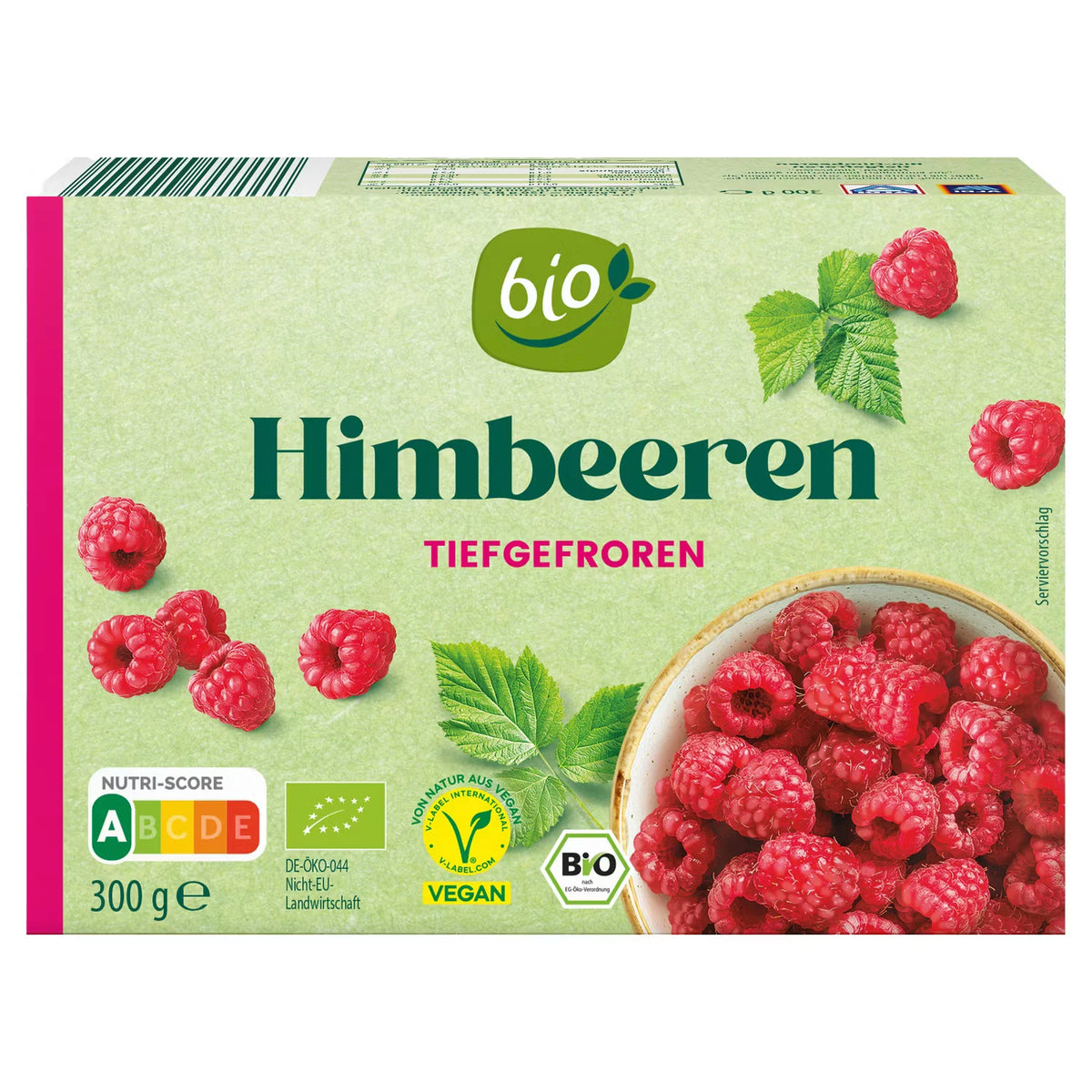 Bio-Obstsortiment 300 g, Himbeeren