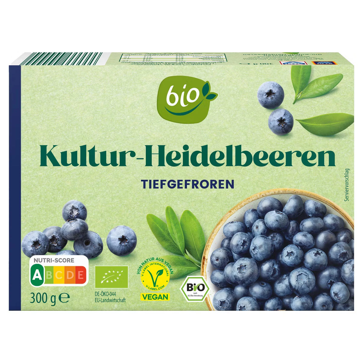 Bio-Obstsortiment 300 g, Heidelbeeren