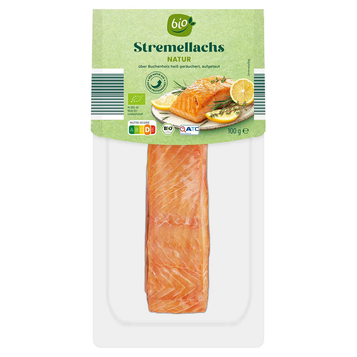 Bio-Lachsspezialitäten 100 g, Stremellachs