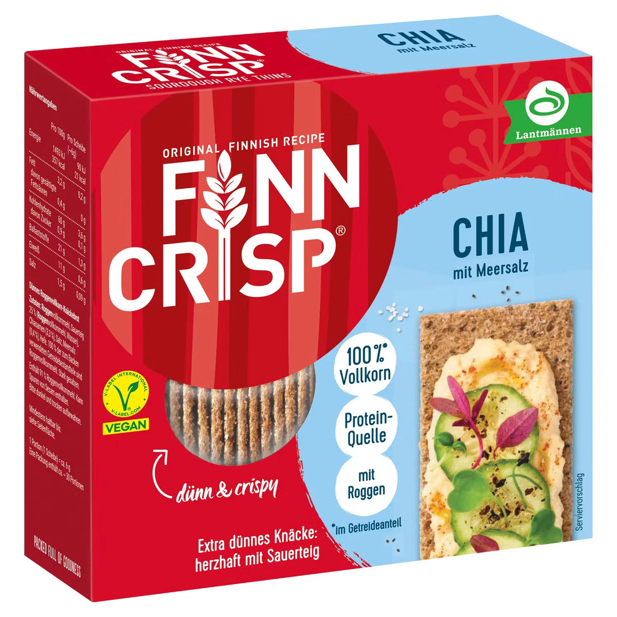 Finn Crisp 195 g, Chia