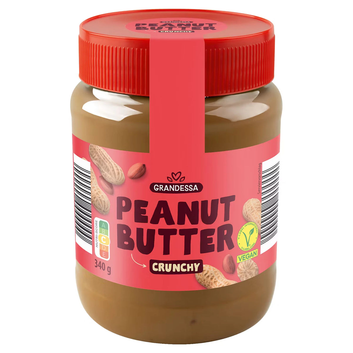 Erdnusscreme 340 g, Crunchy