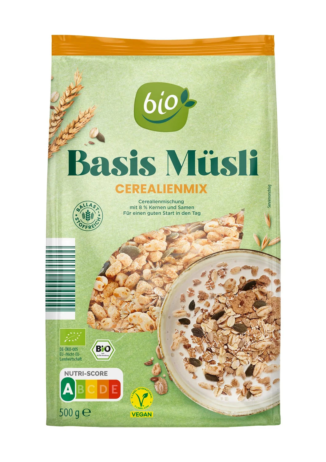 Bio-Basis Müsli 500 g, Cereal Mix