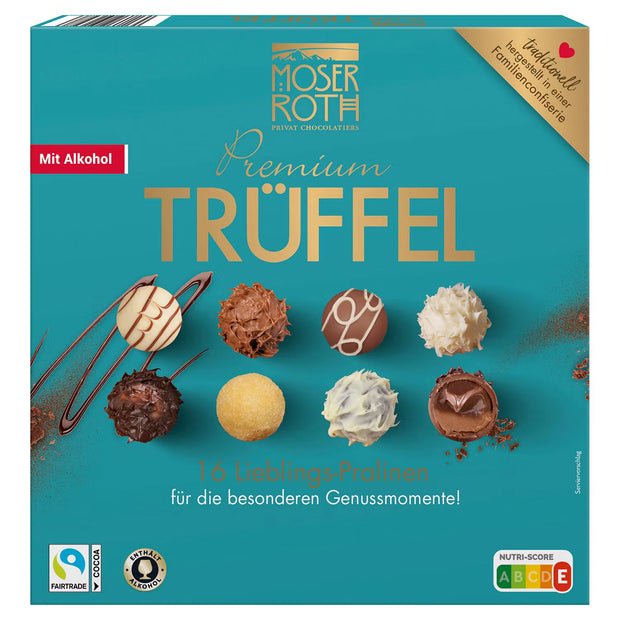 Schokoladen Trüffel Pralinen 200 g, Frühling mit Alkohol