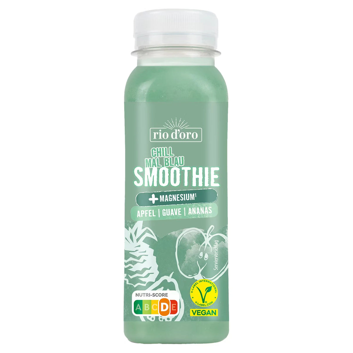 Smoothie Plus 250 ml, Spirulina-Apfel