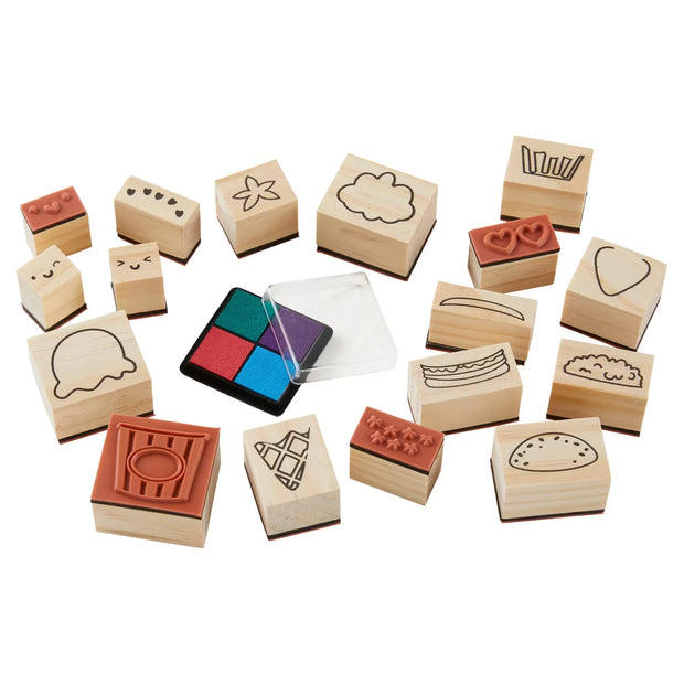 Stempel-Set, Figuren Essen