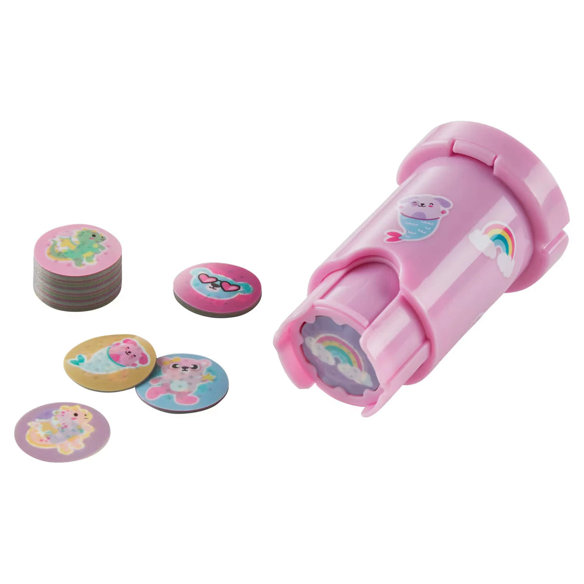 Stempel-Set, Sticker Pink