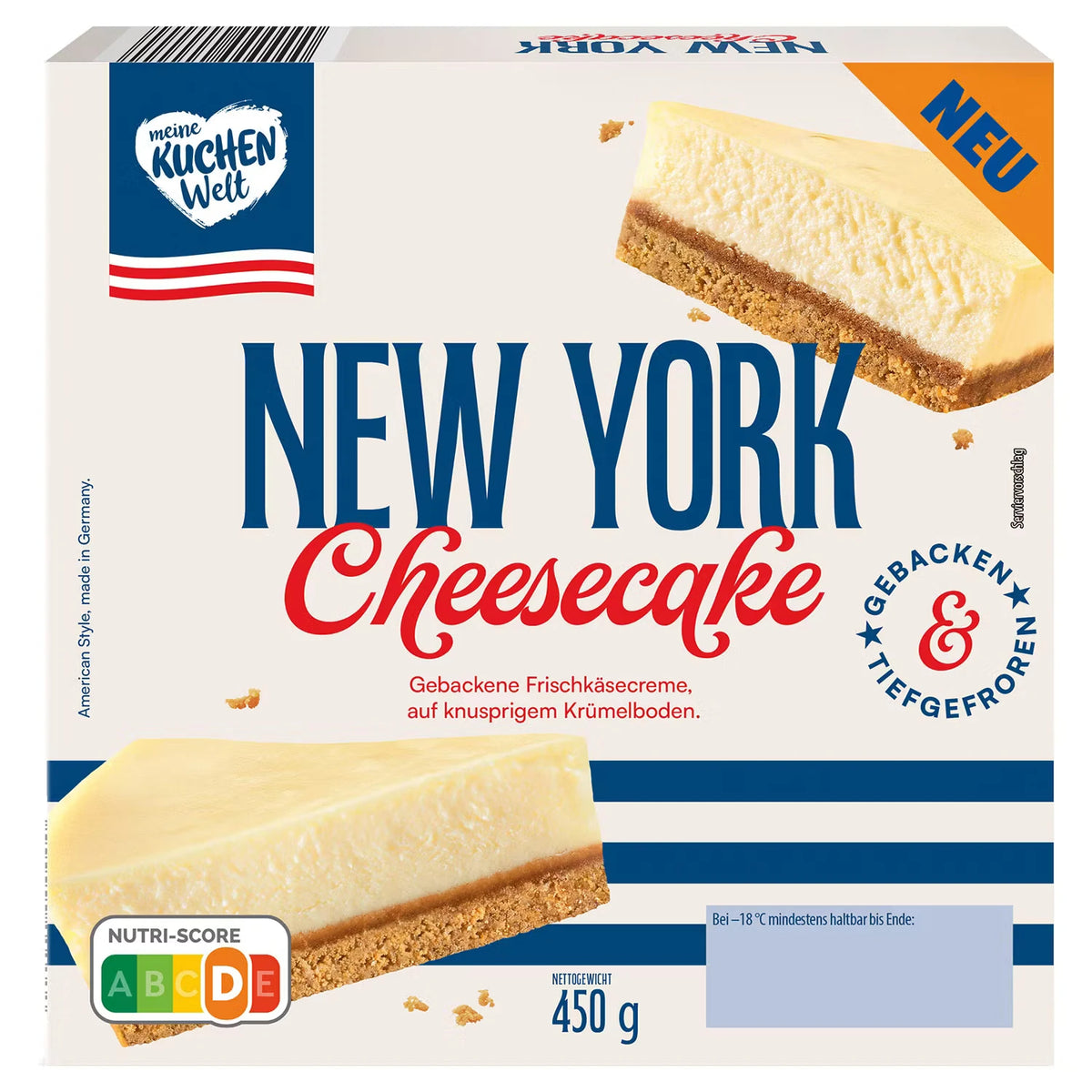 Cheesecake, New York 450 g