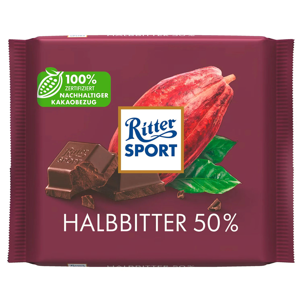 Bunte Vielfalt 100 g, Halbbitter 50 %