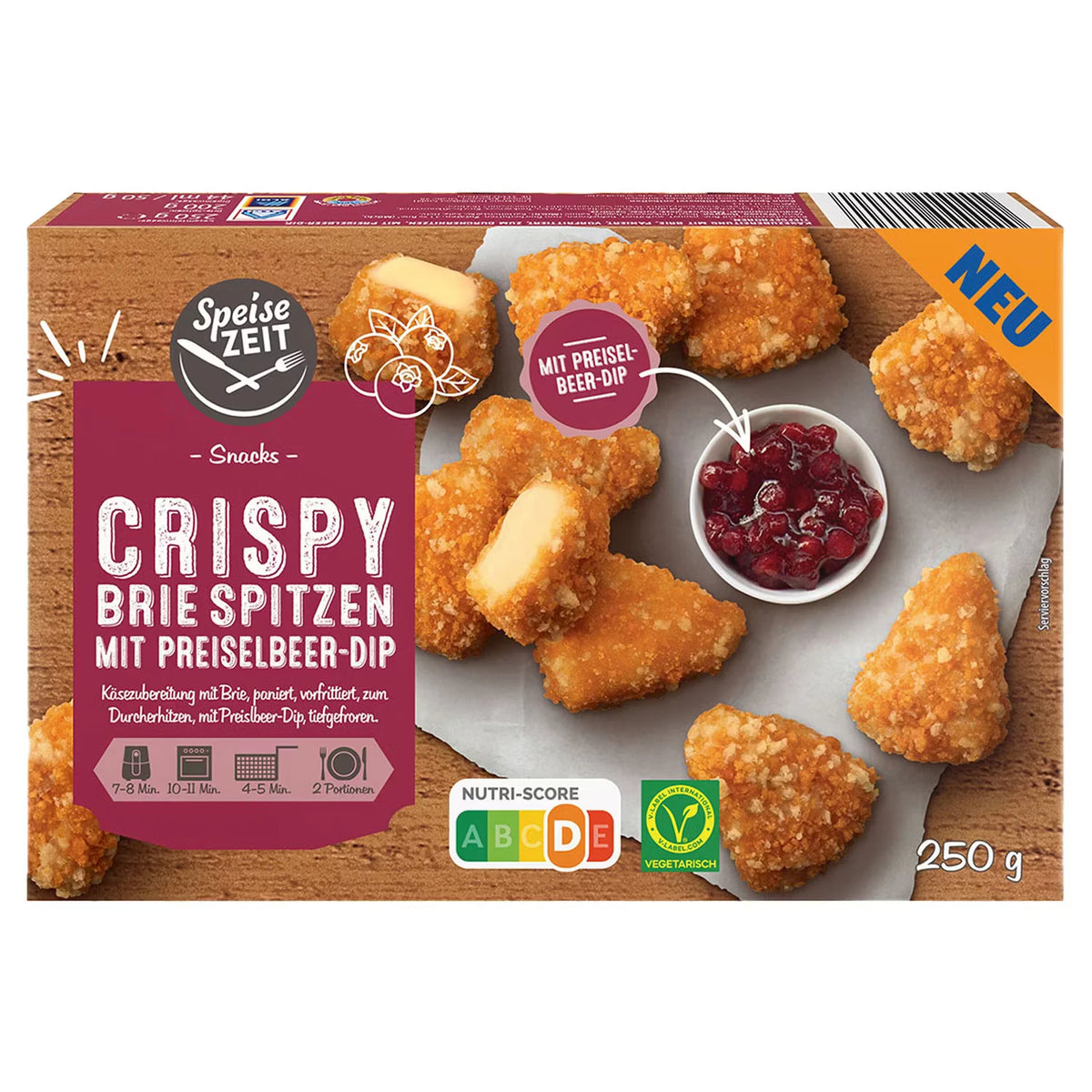 Snack-Mix 250 g, Cream-Brie-Spitzen