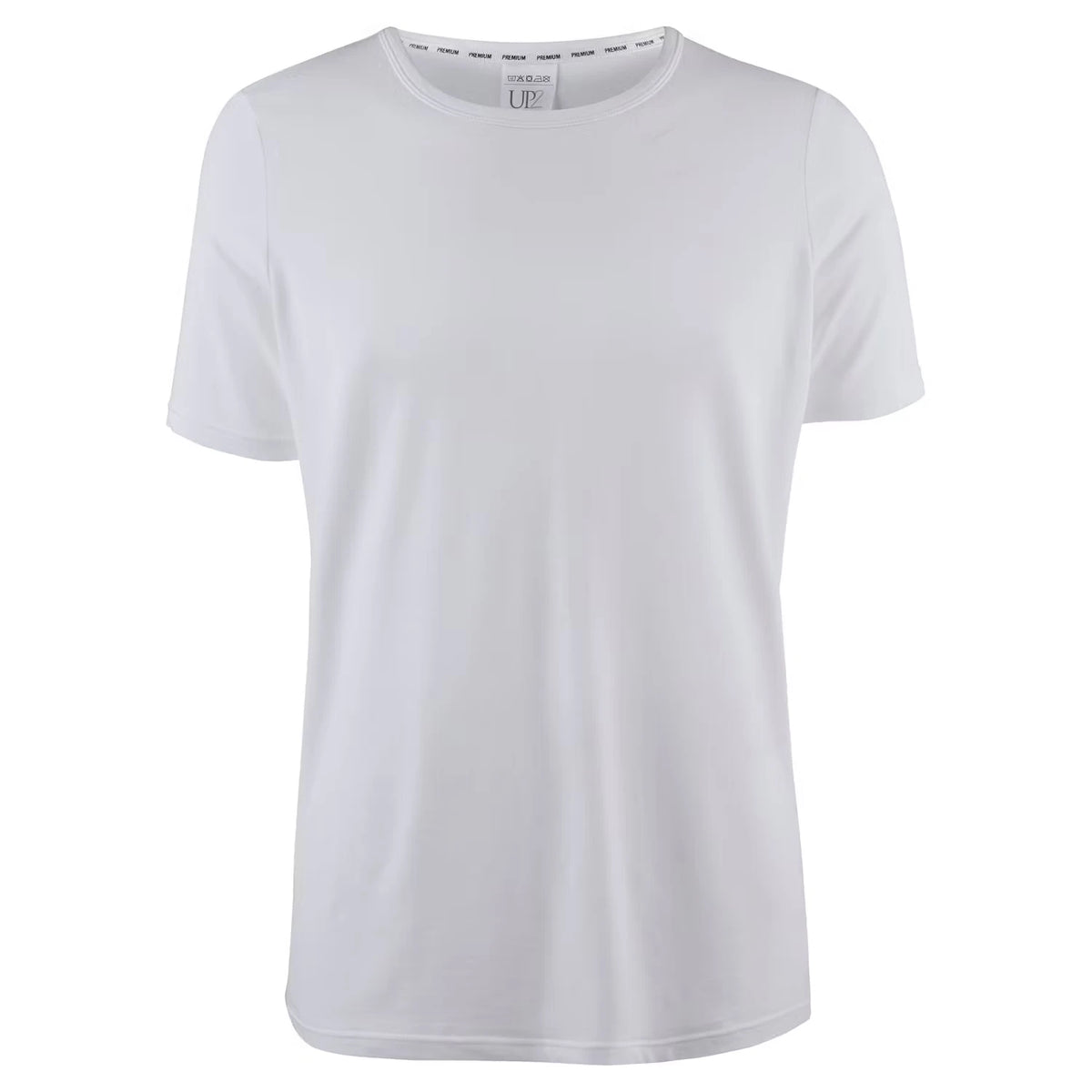 Herren T-Shirt, 2er-Pack, Weiß, Rundhals, M