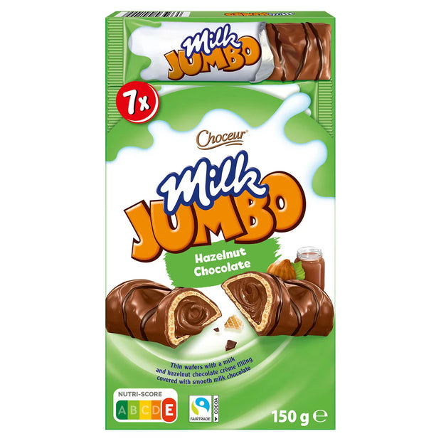 Jumbo Riegel 150 g, Nuss-Nugatcreme