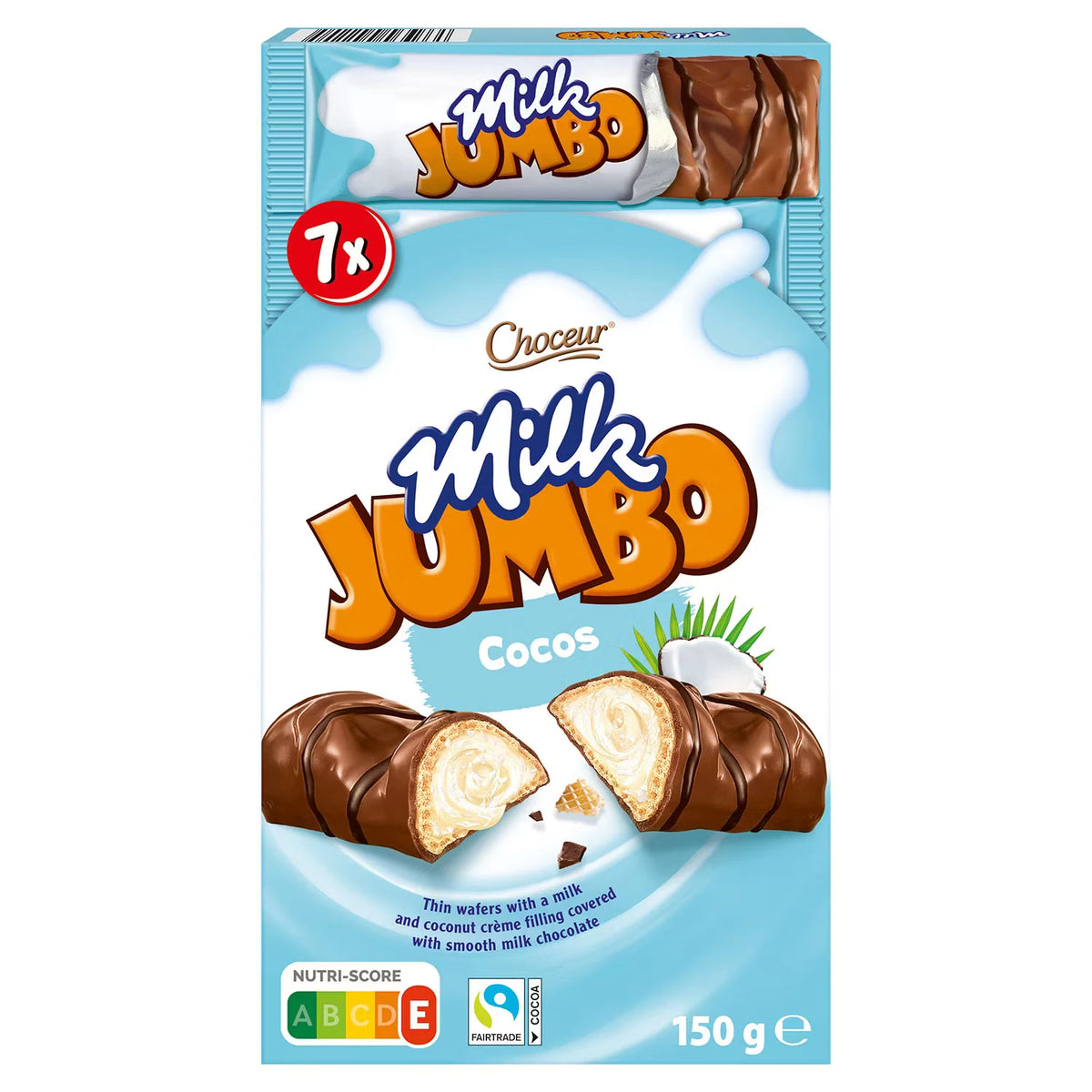 Jumbo Riegel 150 g, Kokoscreme